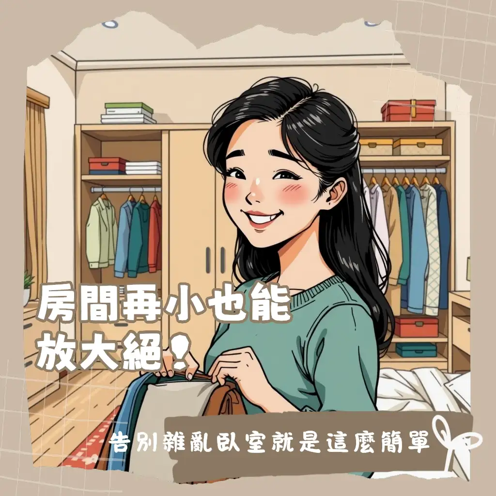 主臥室收納規劃與設計，系統衣櫃、掀床、床頭櫃打造整潔舒適臥室空間。