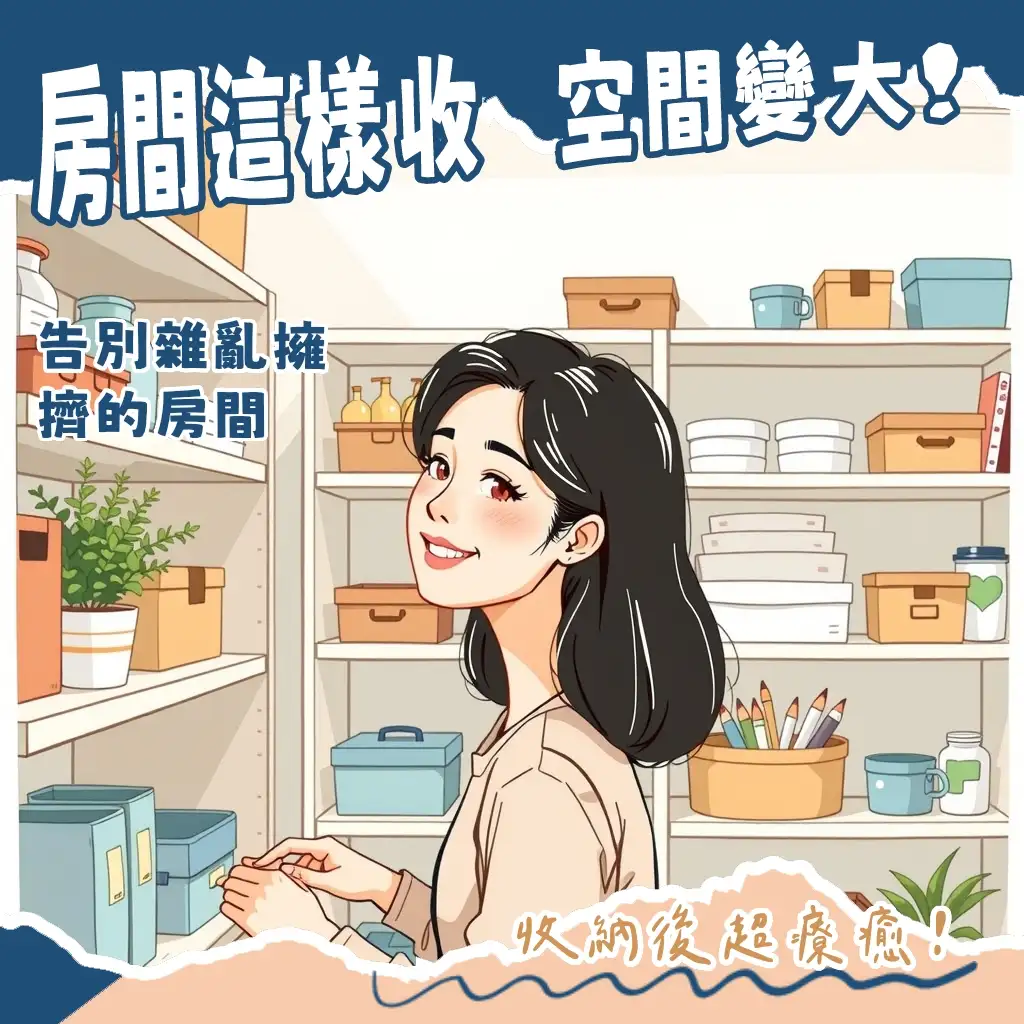 IKEA風房間收納教學：透過PAX衣櫃、KALLAX層架、SKUBB收納盒等家具與配件，打造簡約、機能、高CP值的房間空間優化方案。