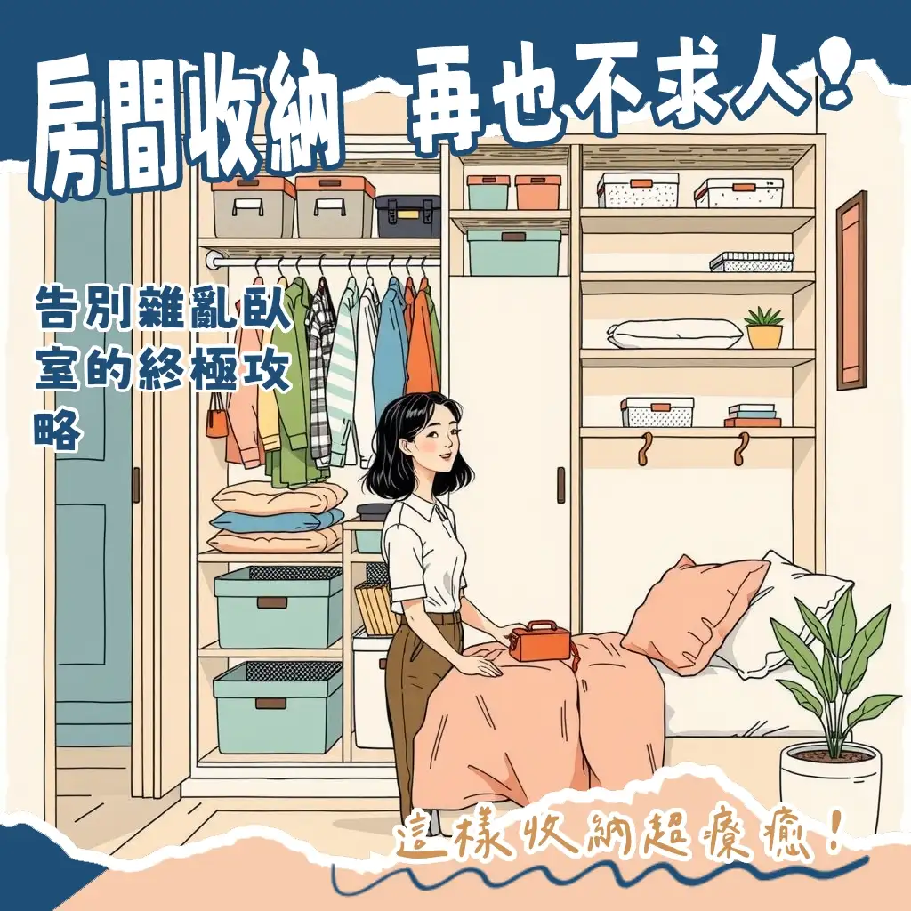 IKEA風格臥室收納攻略，以北歐簡約設計打造清爽舒適的臥室儲物空間，提升居家生活品質。
