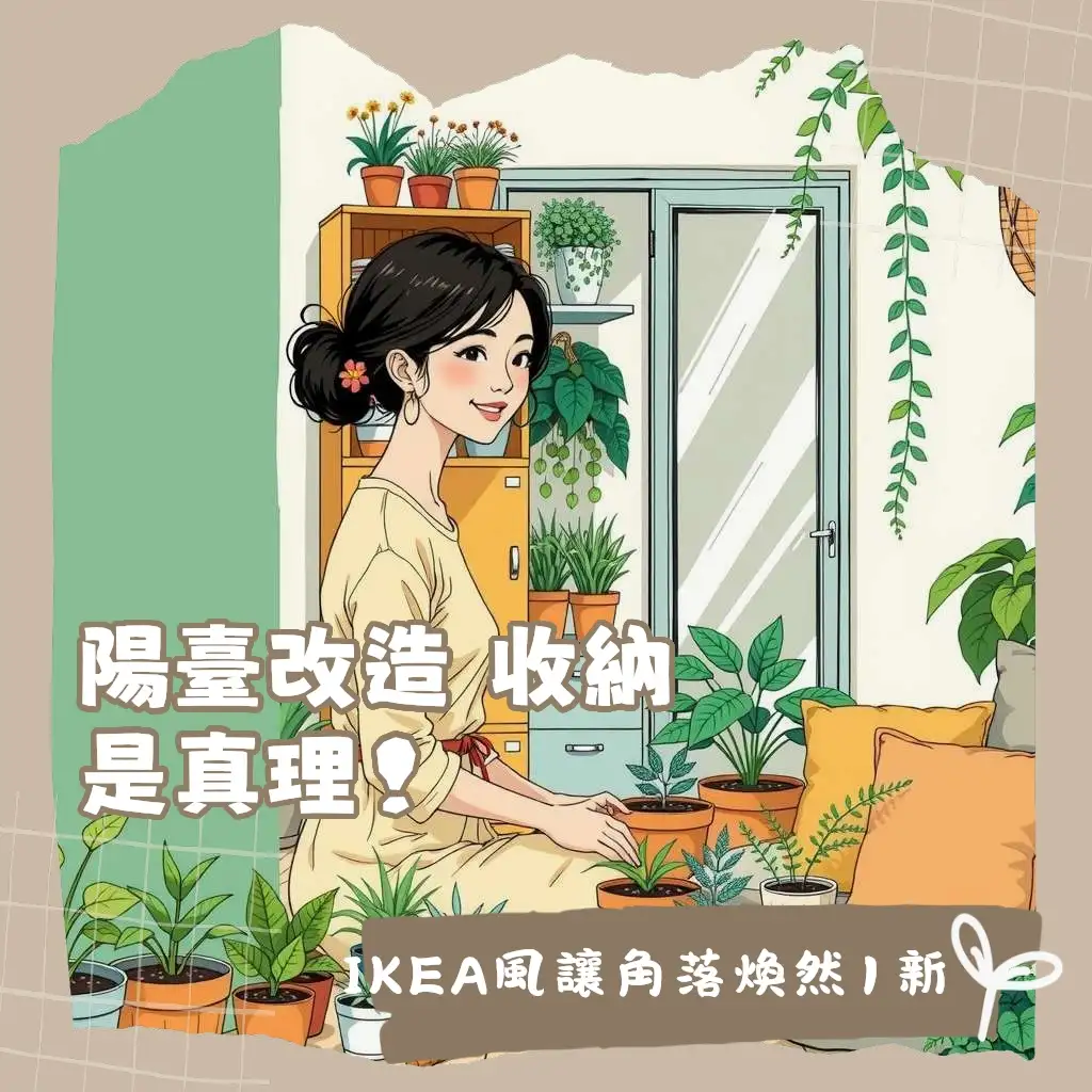 IKEA風戶外收納櫃，簡約實用，完美收納庭院陽台空間。