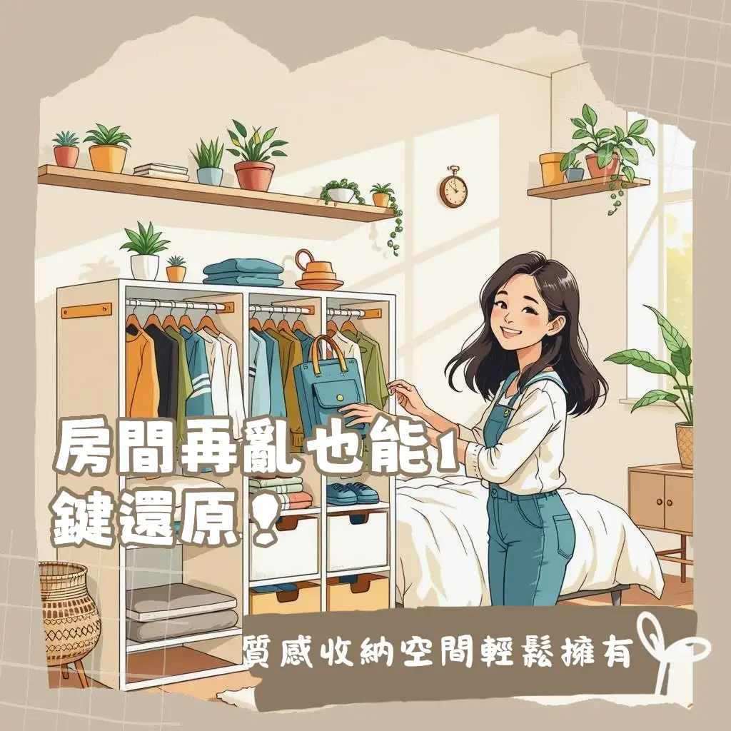 臥室收納實用技巧圖解，包含床底收納、衣櫃規劃、斗櫃選用等設計，教你如何有效整理臥室，創造美觀實用的休息空間。