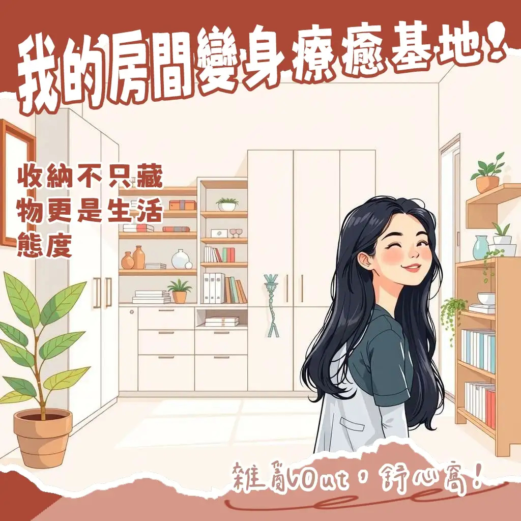 房間收納櫃設計指南：最大化空間利用、內部格局規劃、材質搭配與常見設計款式的大綱圖
