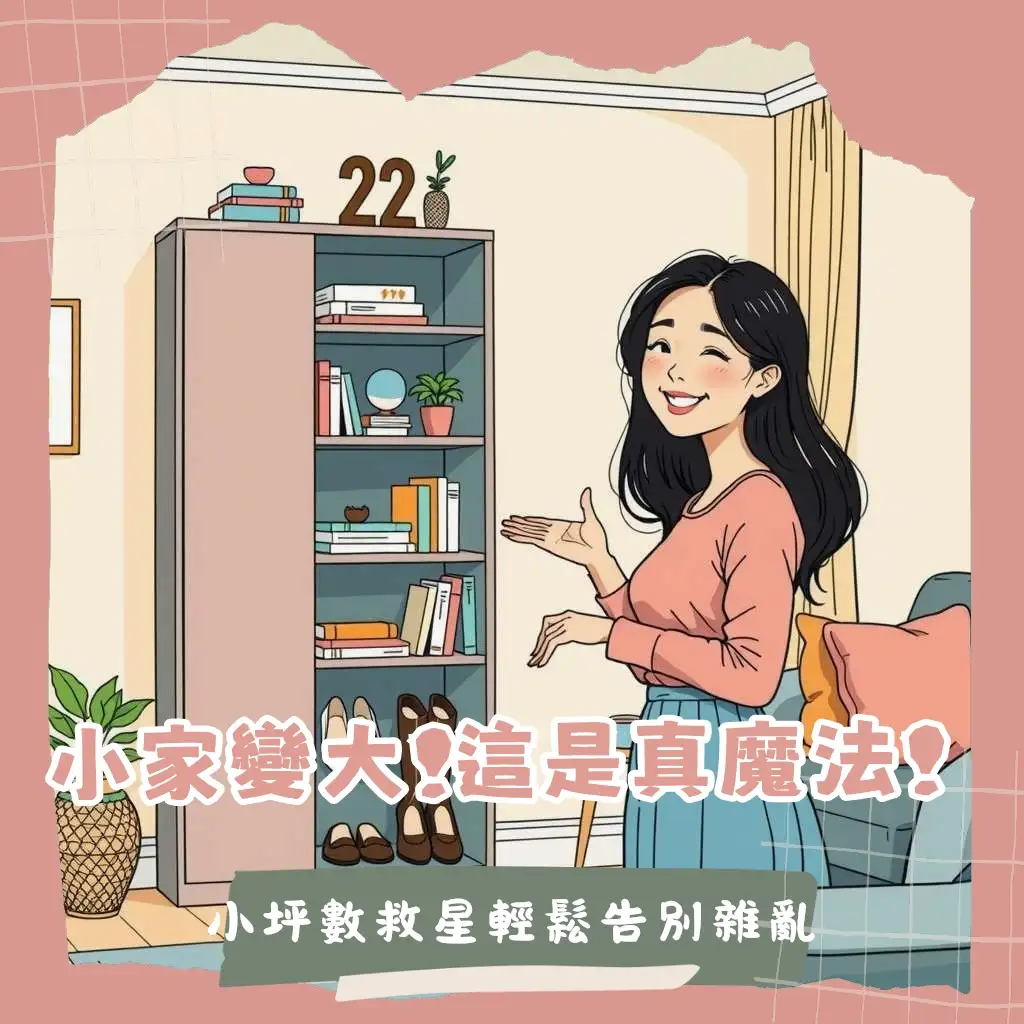 深30公分收納櫃在窄小空間的應用，包含鞋櫃、書櫃及多功能收納，有效節省空間並讓居家整潔舒適。