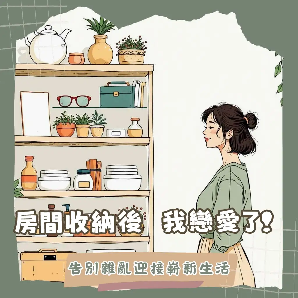 房間收納整理指南：斷捨離、物品分類、空間規劃與習慣養成，打造舒適生活空間。