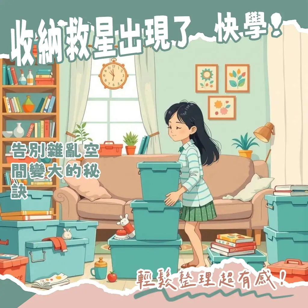 塑膠收納櫃居家收納解決方案，展示其輕巧、防水與多樣設計，為衣物、玩具、雜物提供高效整理，是兒童房與浴室的理想選擇。