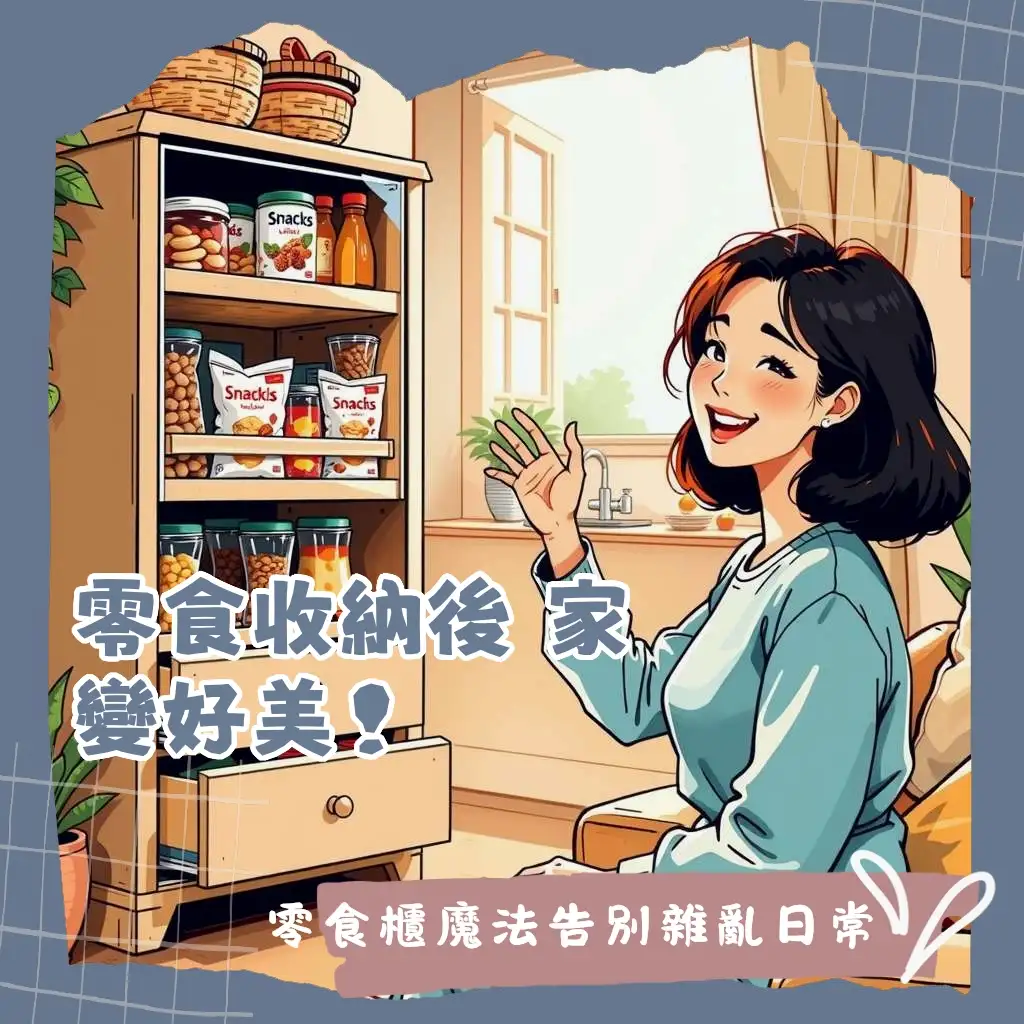 零食收納櫃選購指南，提供多種收納櫃設計、材質比較與實用防潮防蟲技巧，讓居家零食整潔有序。