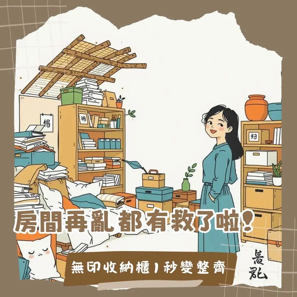 無印收納櫃多款組合圖，展示PP箱、木製櫃與SUS層架組，實用又簡約的居家收納解決方案。