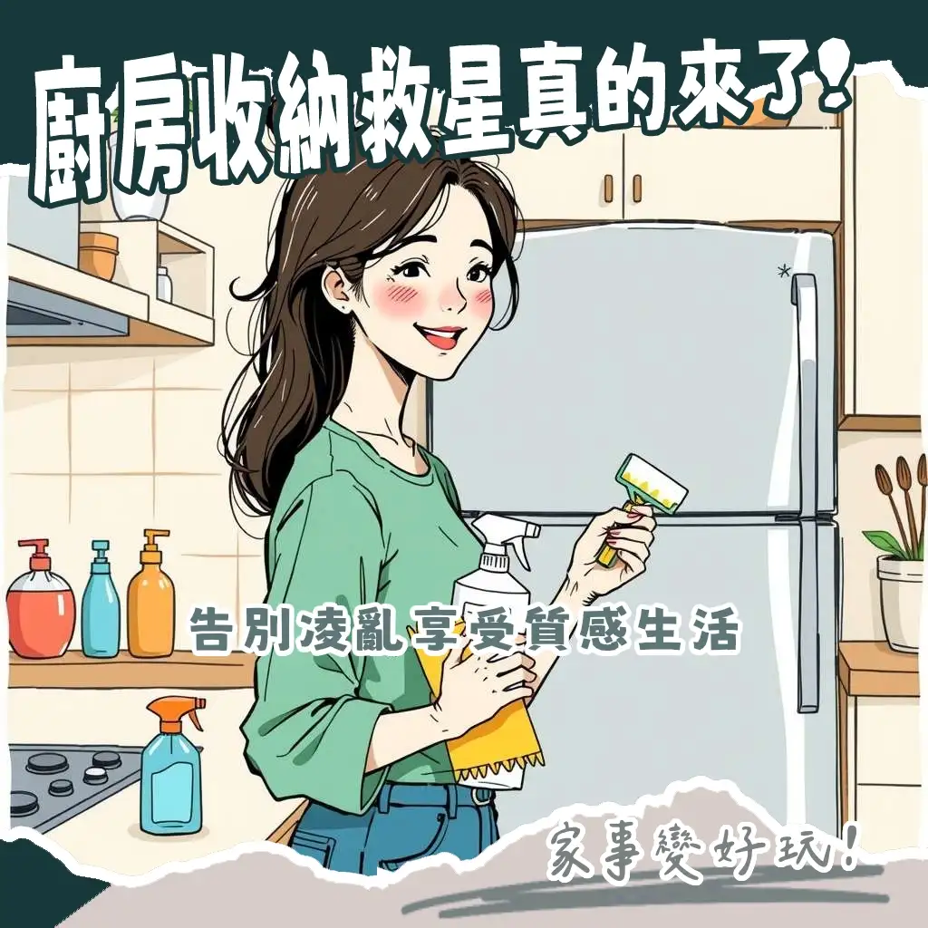 現代簡約風格的廚房，擺放著不鏽鋼廚房收納櫃，展現其卓越的耐用與易清潔特性，讓廚房空間整潔又充滿質感。