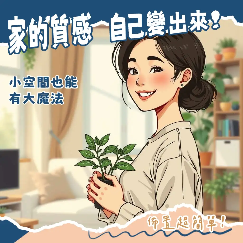 居家佈置指南：打造個人風格、聰明收納、燈光氛圍、綠意點綴的質感生活空間。