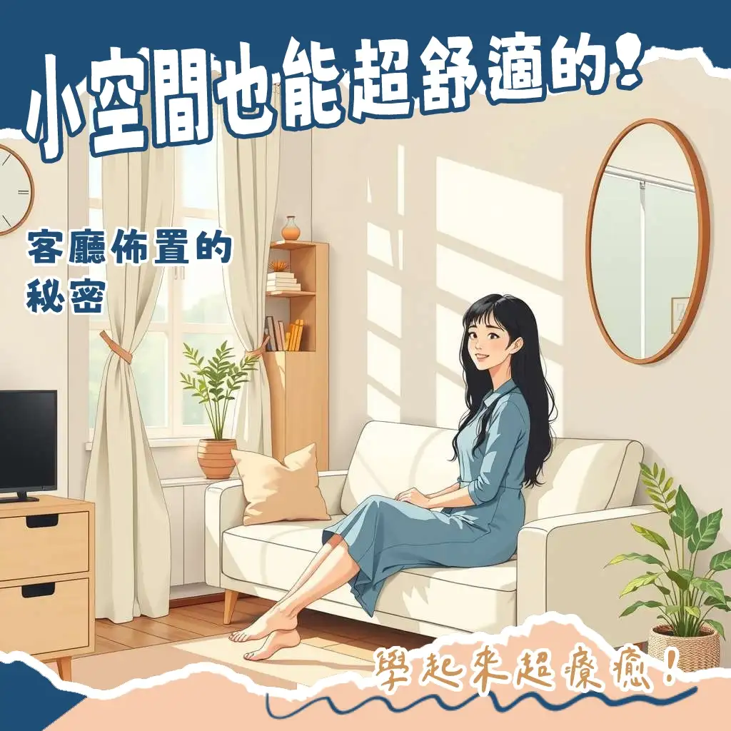 小客廳佈置技巧:輕巧家具、淺色裝潢、垂直收納與空間優化的實用指南