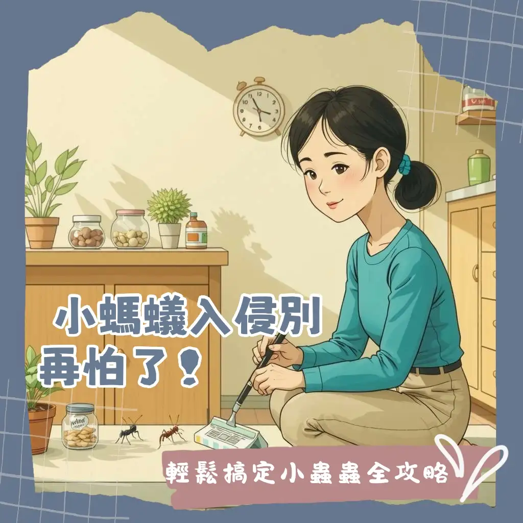 房間莫名其妙有螞蟻？本指南提供食物、水源、巢穴解析，以及清潔、封堵、滅蟻藥等全方位根除方案。