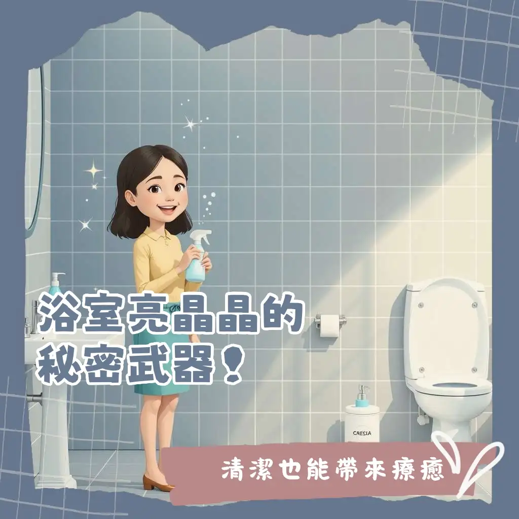 浴室清潔劑推薦：清潔劑種類、污漬類型、安全使用指南、浴室清潔妙招