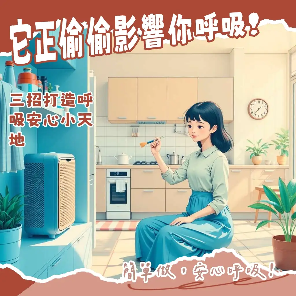 房間PM2.5改善秘訣，空氣清淨機與通風是關鍵，有效降低室內污染，提升居家空氣品質。