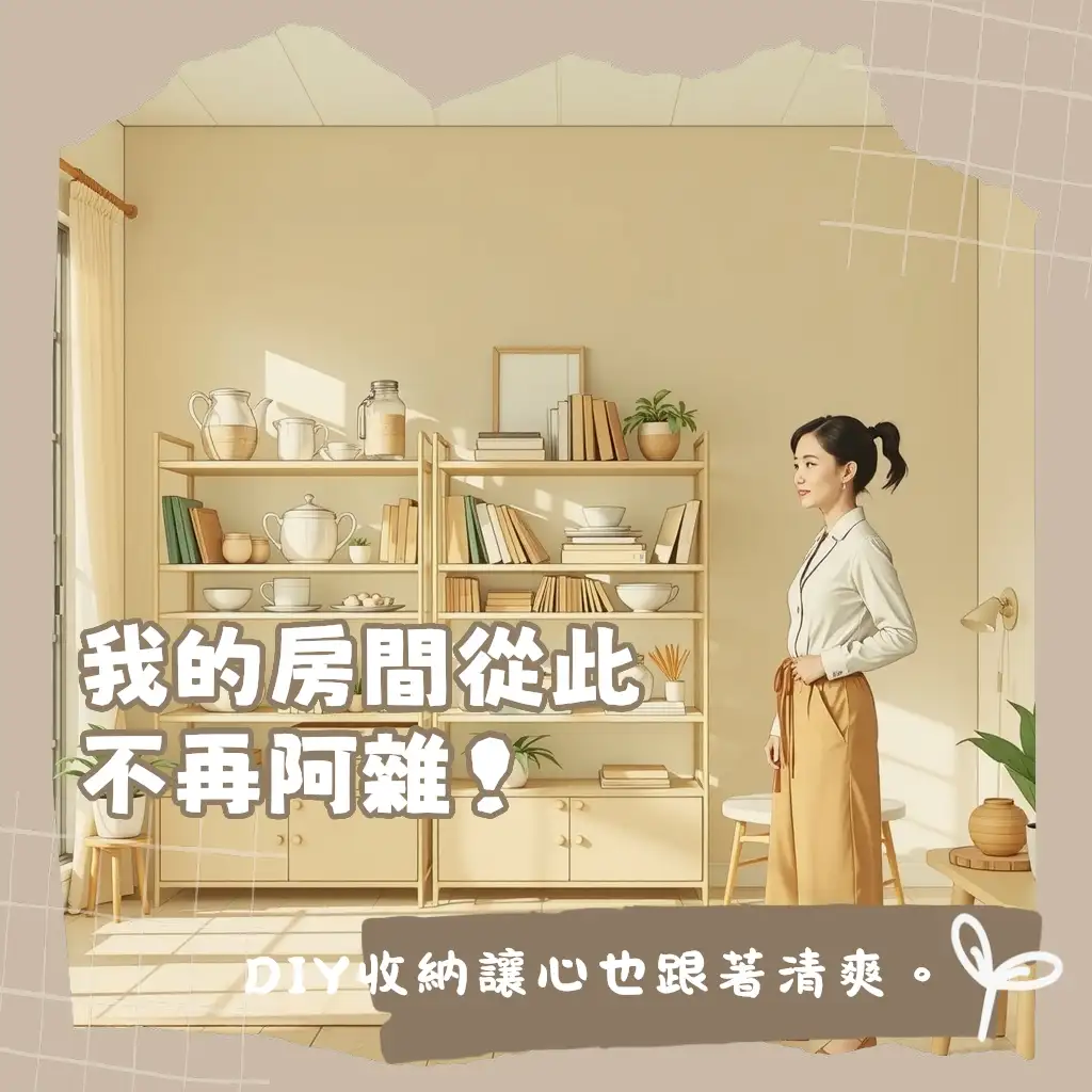 打造我的療癒小天地：房間收納DIY的魔法與溫柔實踐