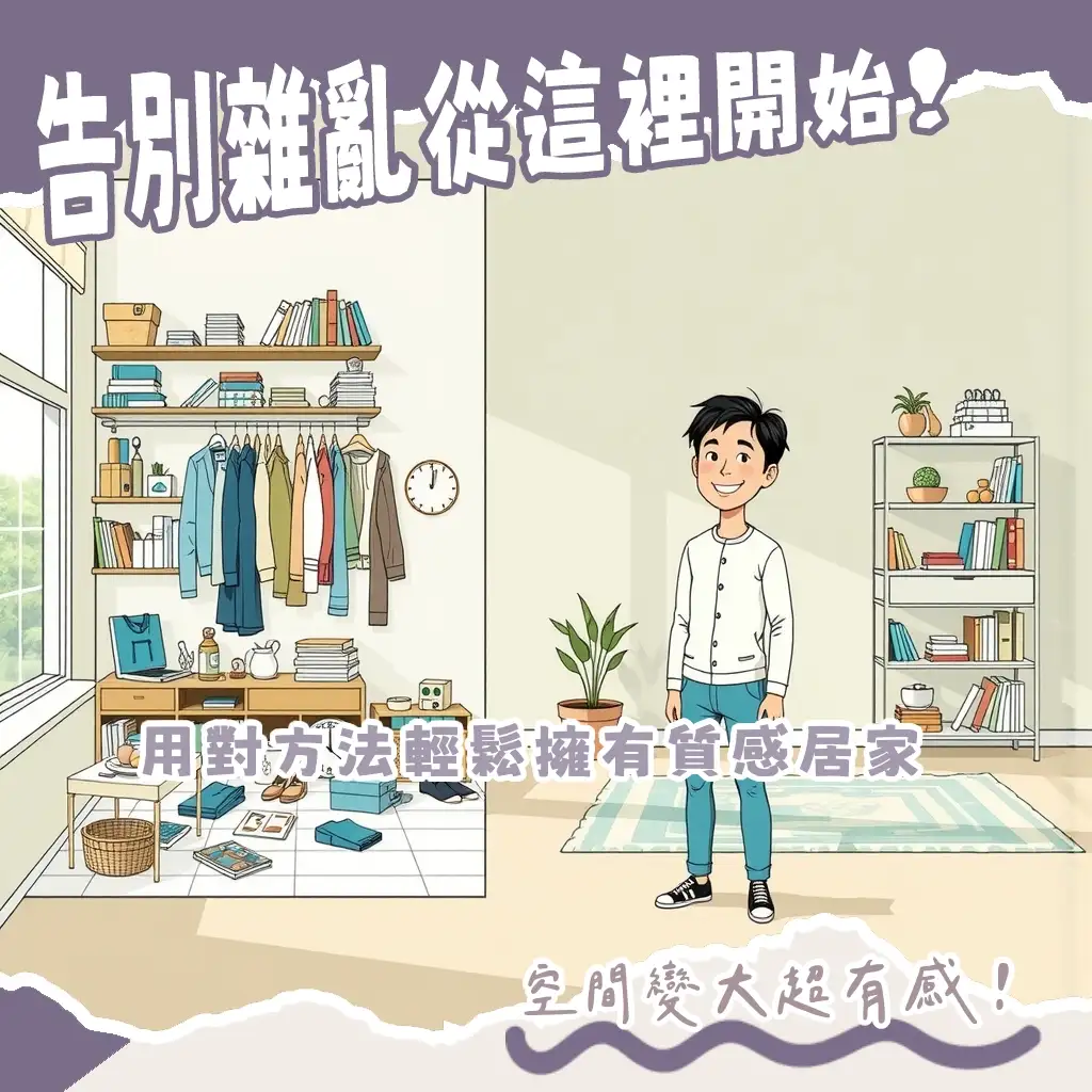 告別房間亂糟糟！Ben的房間收納推薦，打造你的質感生活空間