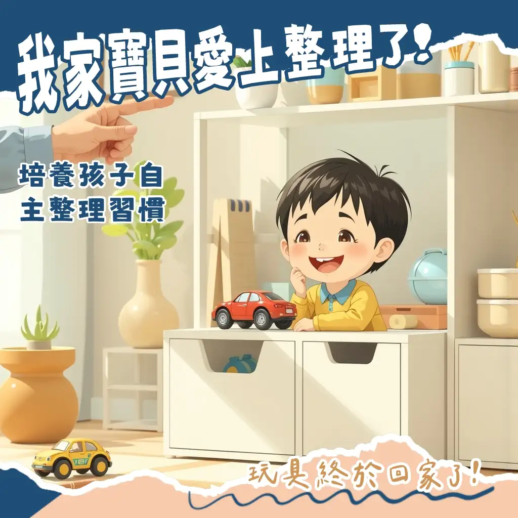 我家寶貝也愛上整理！IKEA風兒童收納櫃的安心魔法