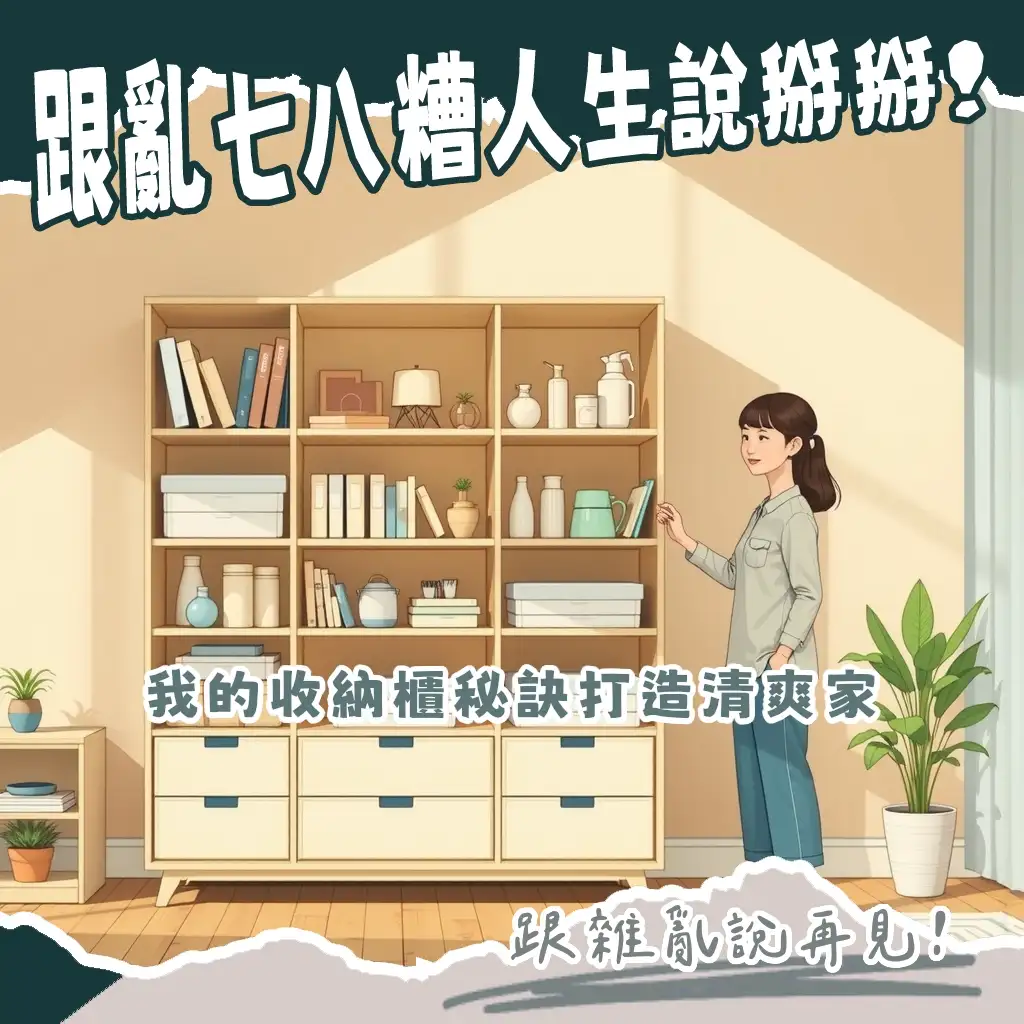 告別雜亂人生！我的居家收納櫃推薦：打造清爽神空間
