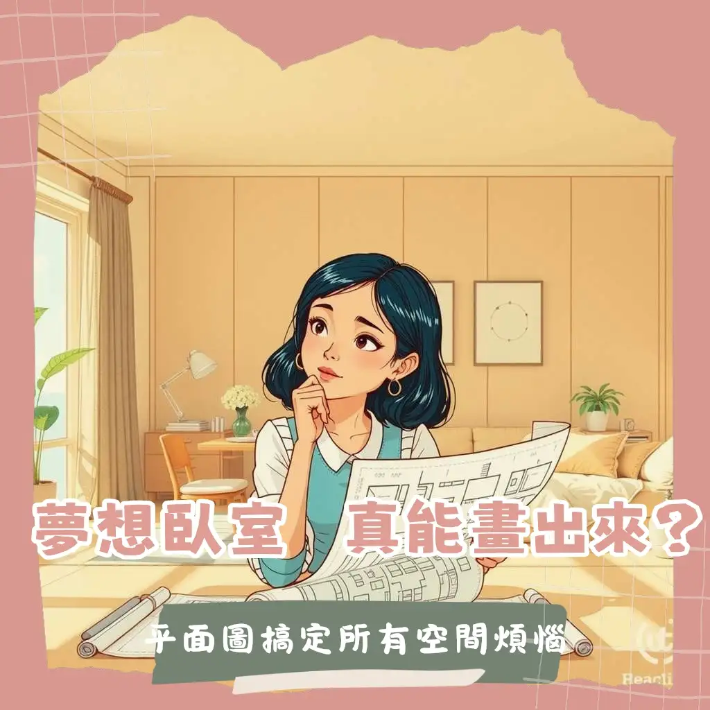 臥室設計平面圖的繪製教學與佈局指南，包含空間規劃、家具擺放與動線設計重點。