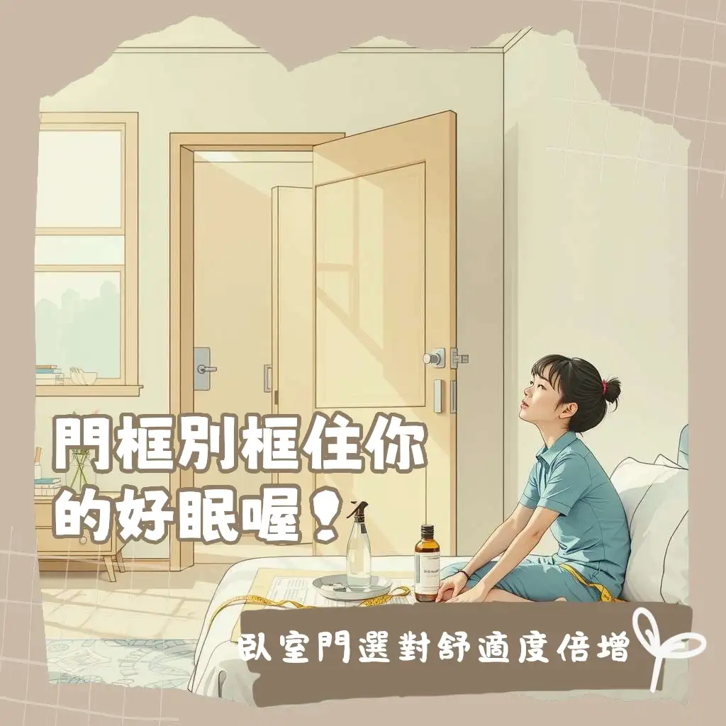 臥室門尺寸選擇指南，提供標準尺寸、丈量技巧與客製化建議，確保空間規劃舒適流暢。