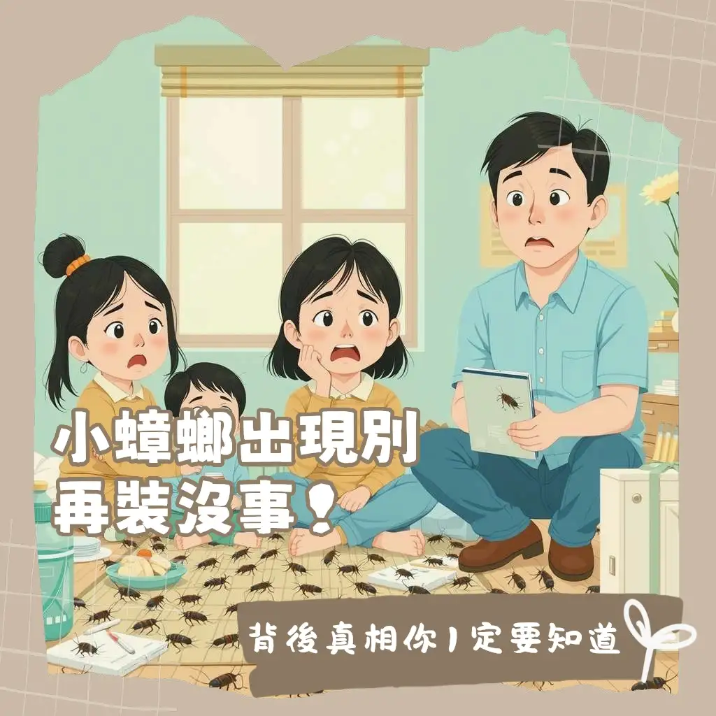 房間有小蟑螂代表什麼？小蟑螂防治方法與根除策略，打造潔淨舒適居家。