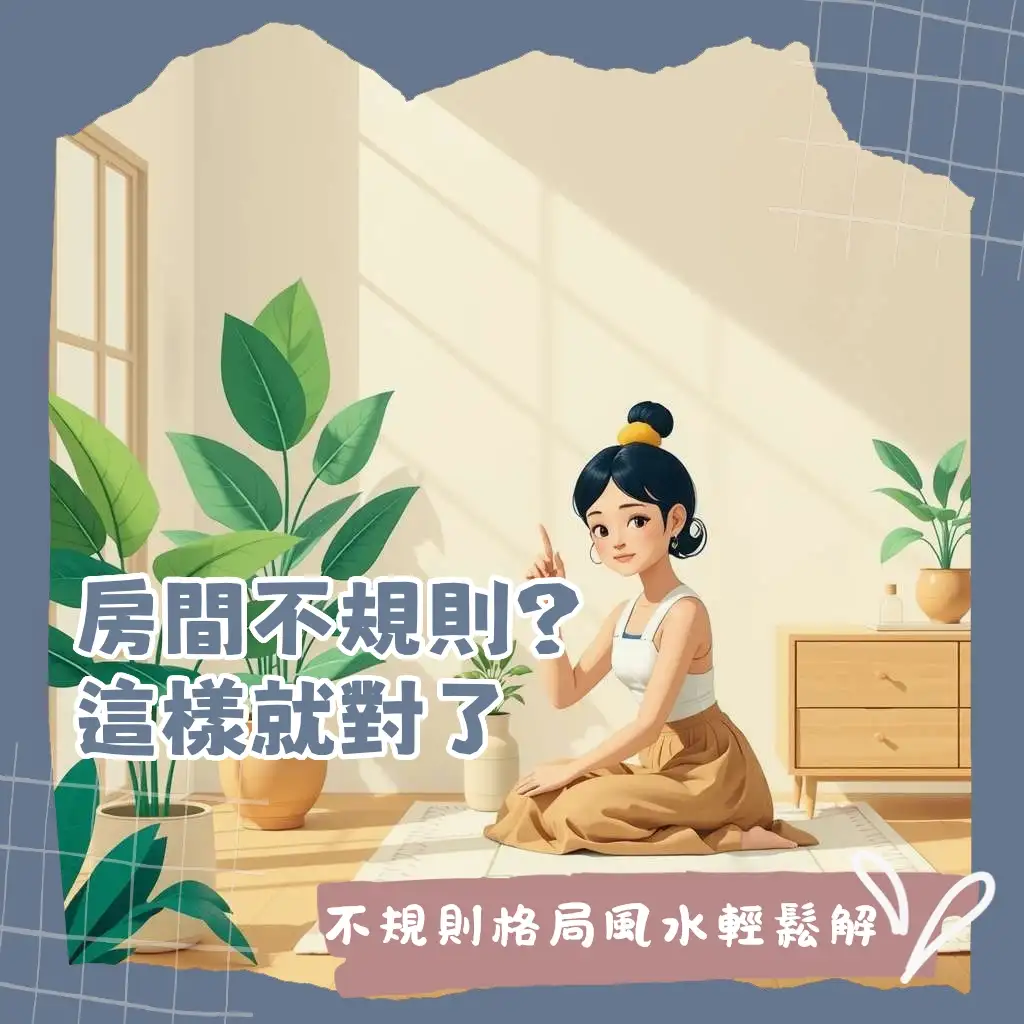 房間形狀風水佈局指南：方正格局優點、不規則化解策略與居家療癒