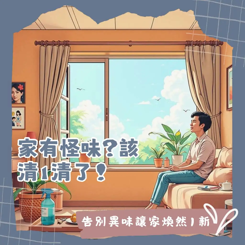 房間有奇怪的味道，解決居家異味問題，包括潮濕、發霉、排水孔、甲醛等多種來源與清除方法。