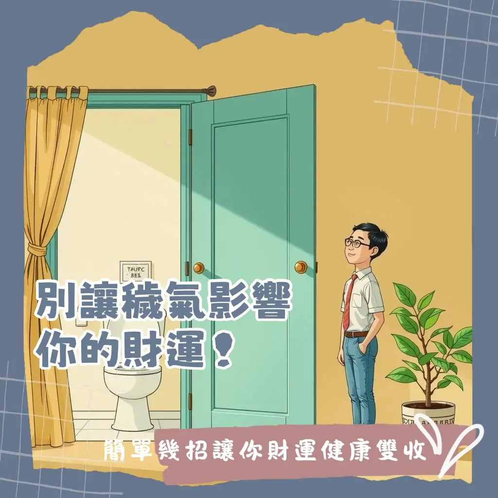 房間門對廁所門風水化解指南,避開門對門煞氣,提升居家健康與財運。