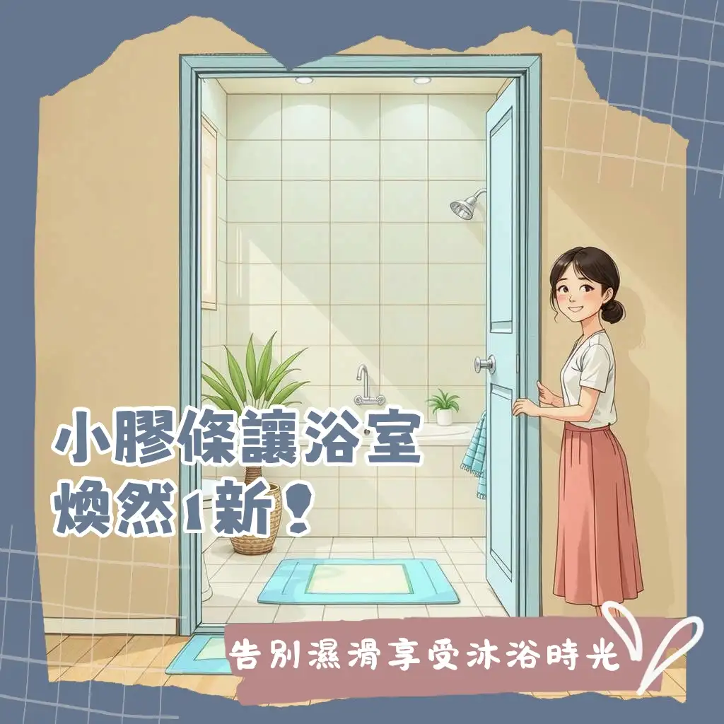 浴室乾濕分離門膠條選購指南，涵蓋PVC、矽膠材質比較、更換與保養技巧。