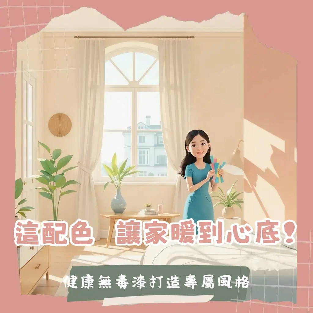房間油漆推薦選擇：水性乳膠漆、珪藻土，搭配臥室淺色系、莫蘭迪色與跳色牆，打造健康療癒空間。