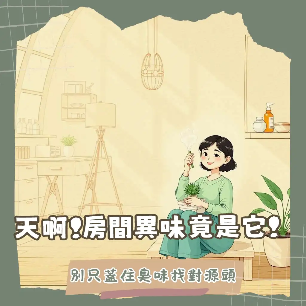 房間異味消除指南：找出源頭、清潔、天然除臭、通風、科技輔助