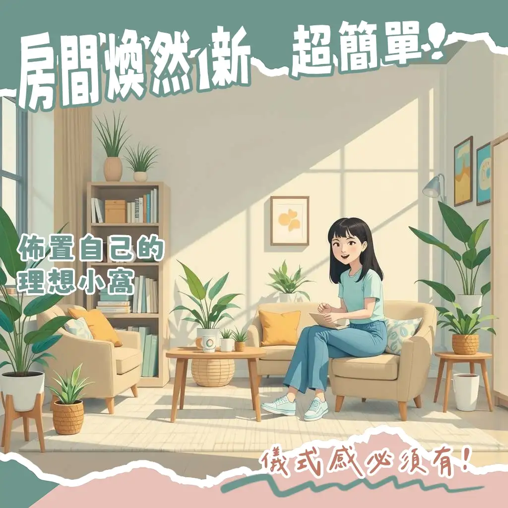 房間佈置四大技巧:色彩、家具、燈光、裝飾品,教你如何打造個人化風格,提升居家舒適度。