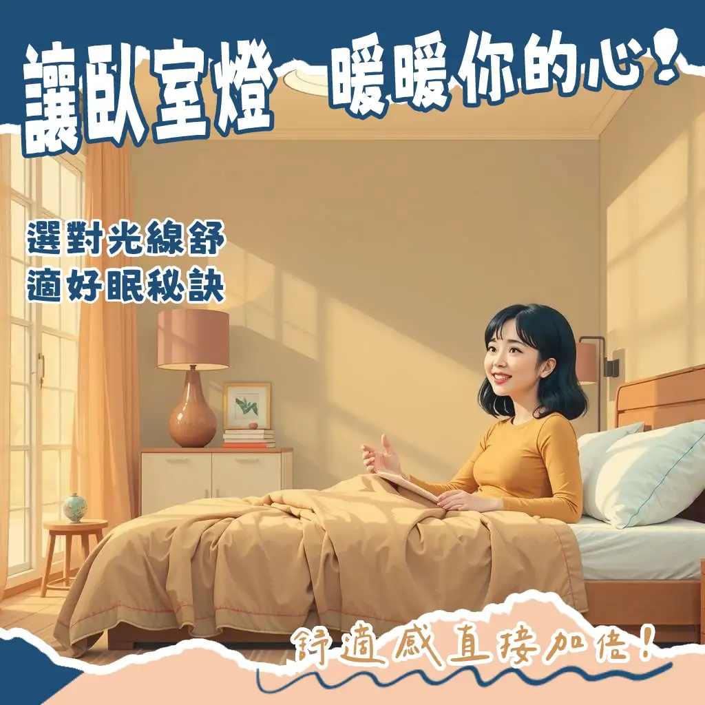 臥室天花板燈選擇指南，吸頂燈、吊燈、崁燈打造居家療癒氛圍。