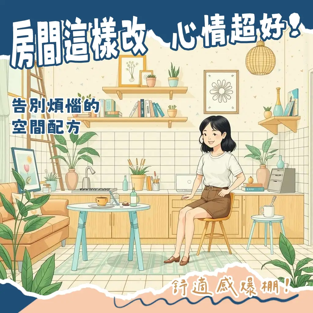 房間配方設計指南，利用色彩、家具、燈光、香氛、軟裝飾品打造個人化居住空間，營造舒適氛圍的完整大綱。