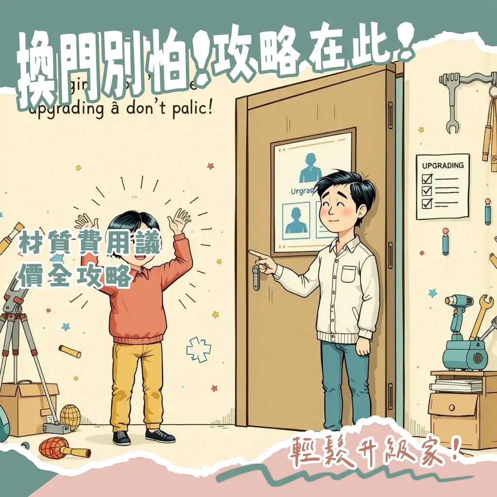 房間門安裝價格指南,包含不同材質木門、隱藏門、橫拉門的門片與門框施工費用,居家修繕預算輕鬆掌握。