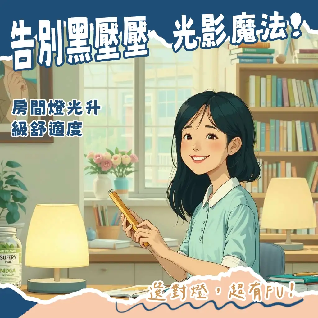 房間LED燈選購攻略，包含吸頂燈、崁燈、燈條等種類，以及亮度流明、色溫K值、顯色指數CRI等挑選重點，打造層次感居家燈光設計。