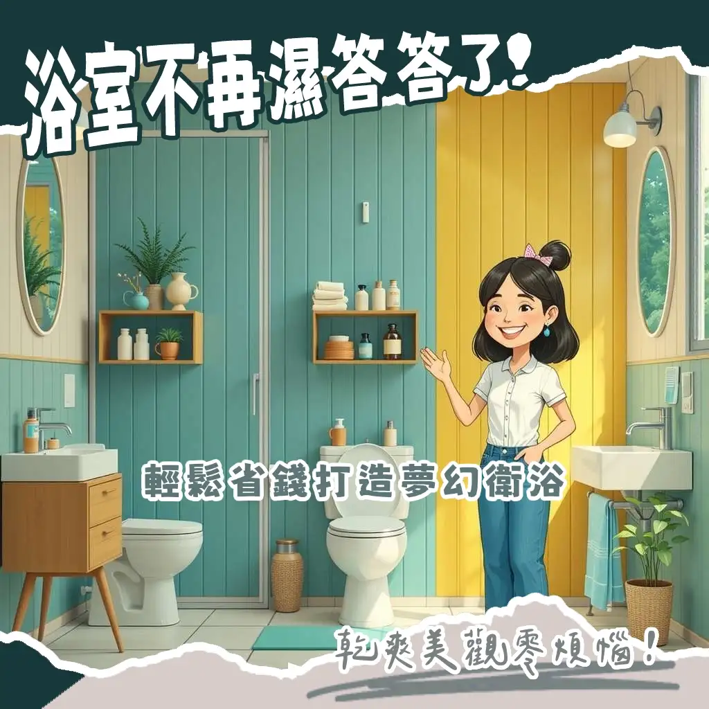 浴室PVC板選購指南，涵蓋優缺點、安裝細節與材質比較，助你打造防潮美觀的浴室天花板與牆面。