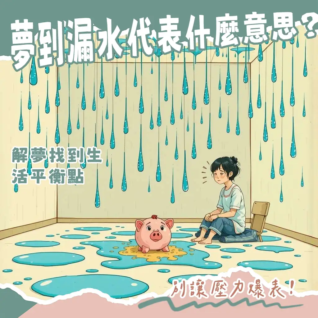 房間漏水解夢指南,解析夢境的象徵意義、心理影響與應對壓力、財物流失的實用策略,幫助讀者提升生活品質與情緒管理。