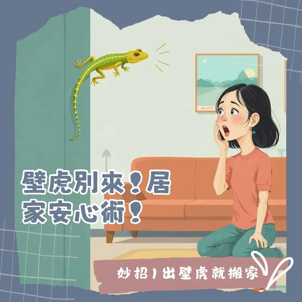 房間有壁虎怎麼趕走的溫和驅趕方法,圖解居家環境清潔與氣味驅蟲指南
