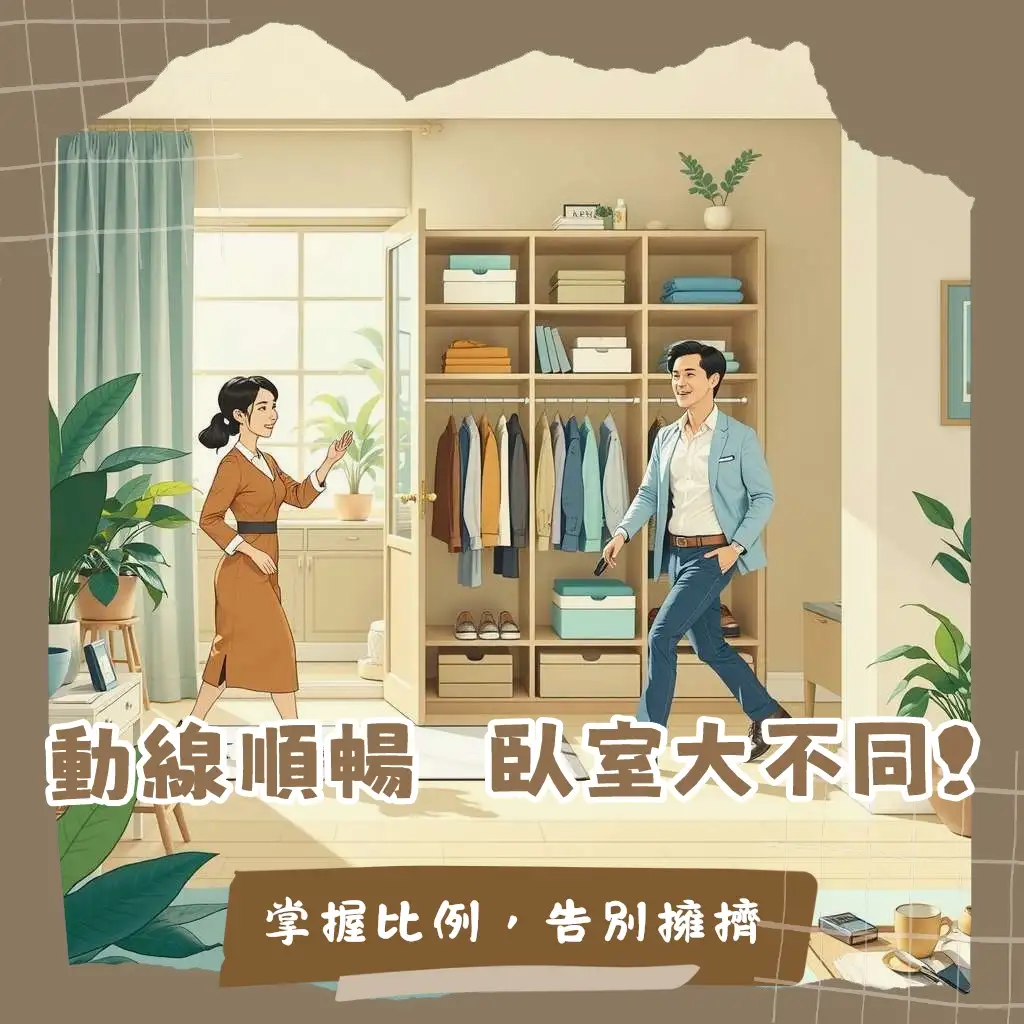 臥室走道寬度規劃指南，提升居家舒適度與動線流暢性。