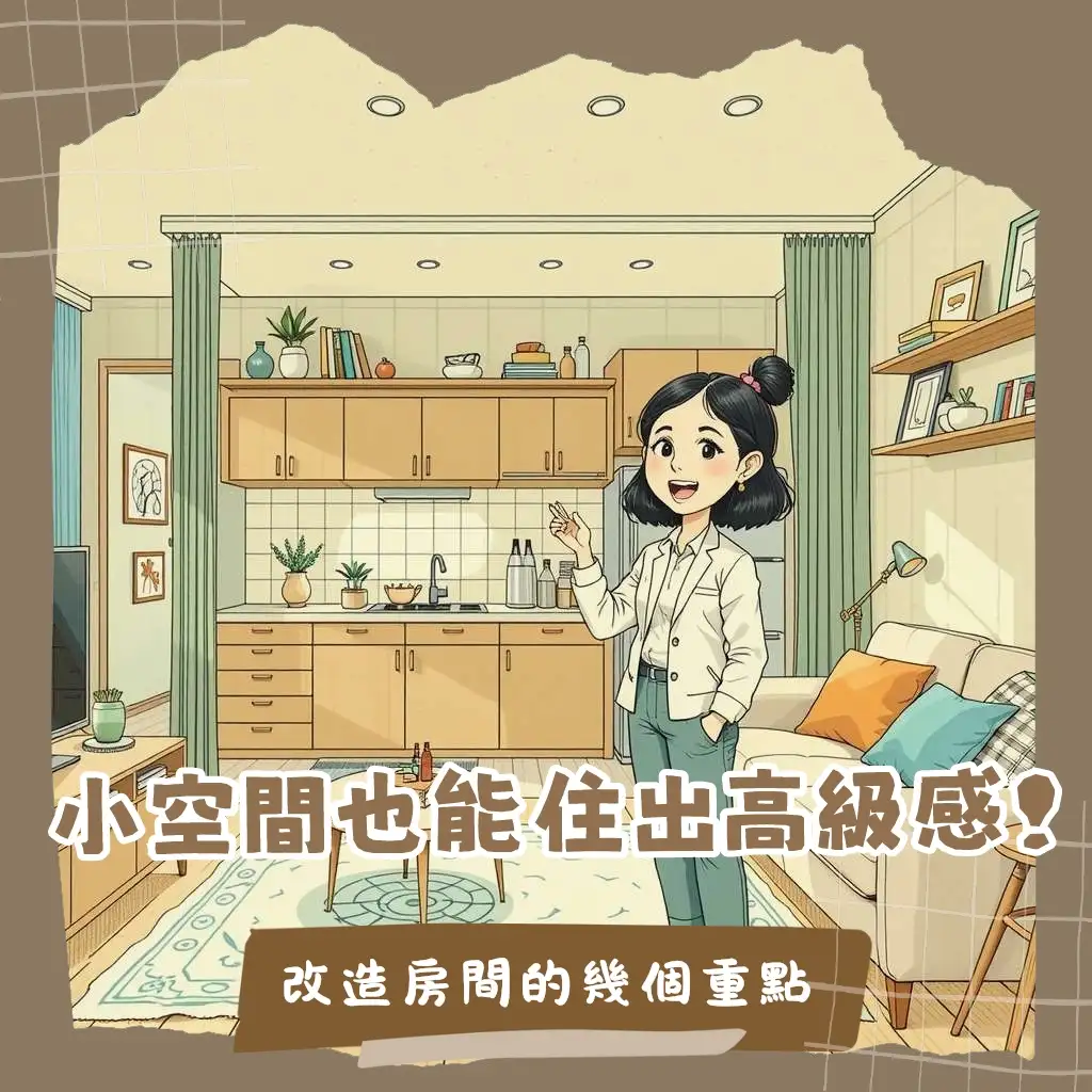 房間設計指南：提供功能性、美學與收納規劃技巧，包含小坪數設計和燈光佈置建議。