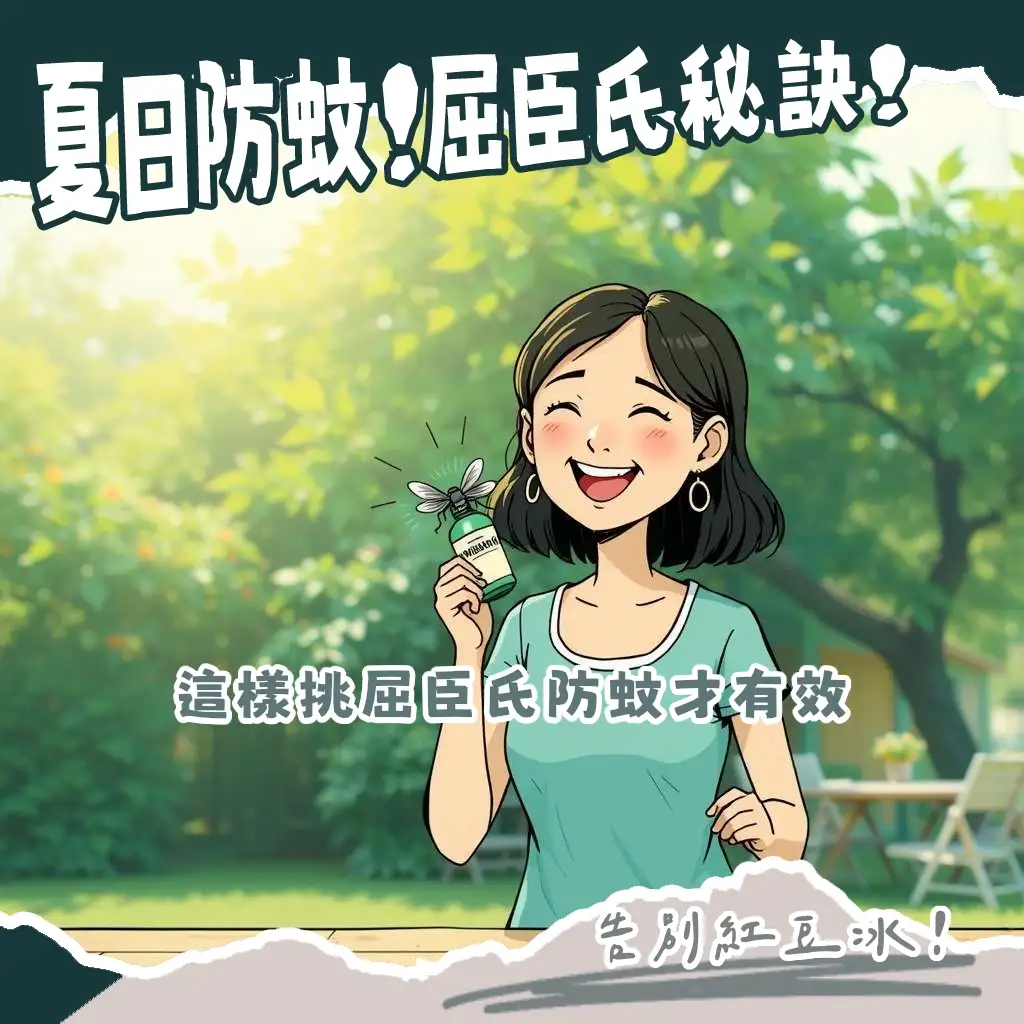 屈臣氏防蚊液選購指南，涵蓋多種驅蚊成分與實用建議，讓你在夏日安心外出不被叮咬。