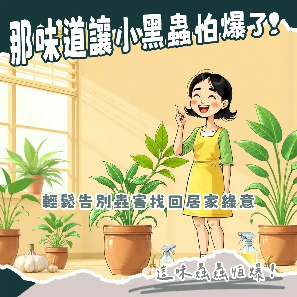 小黑蟲怕什麼味道 盆栽驅蟲方法 居家園藝防治小黑飛秘訣