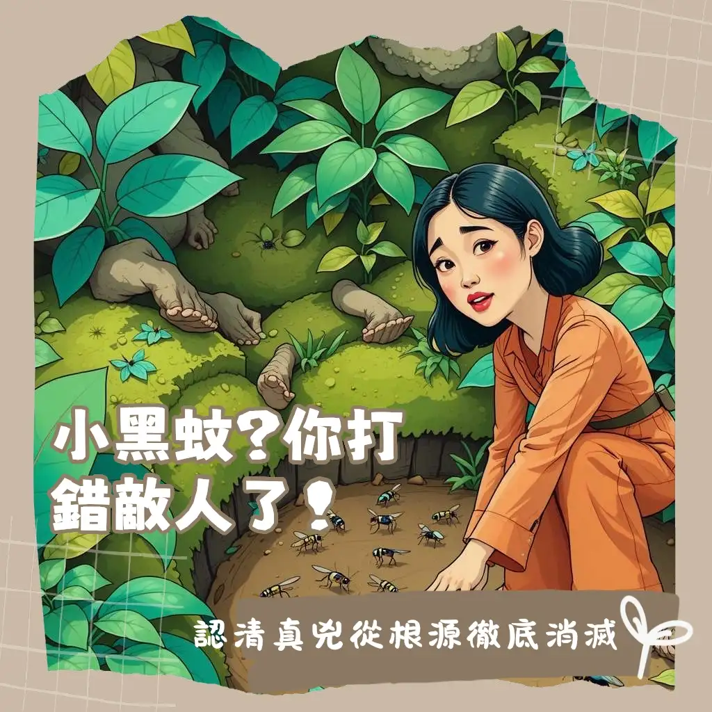 小黑蚊怎麼殺？清除青苔孳生源、個人防護與環境管理全攻略