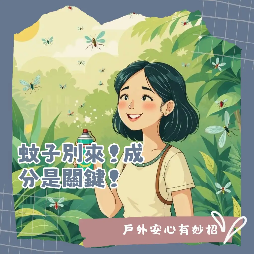 叮嚀小黑蚊防蚊液有效嗎？派卡瑞丁成分與長效保護秘訣