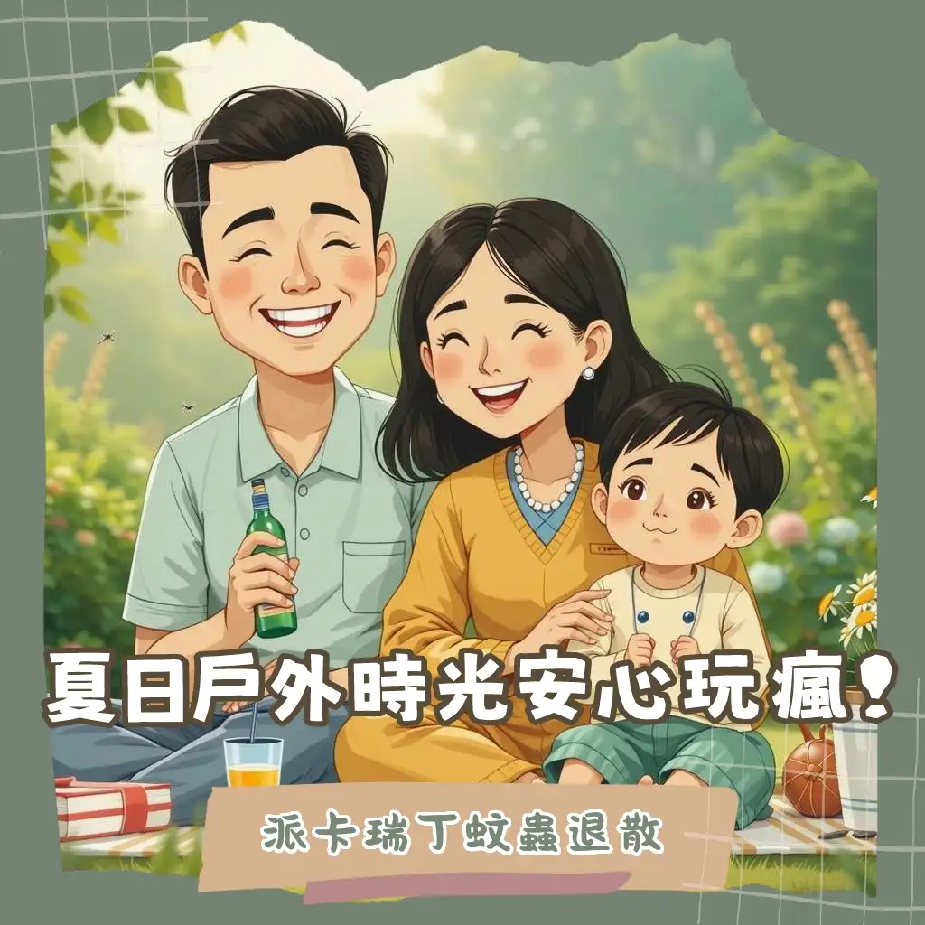 派卡瑞丁防蚊液選購指南，兒童孕婦戶外防蚊必備。
