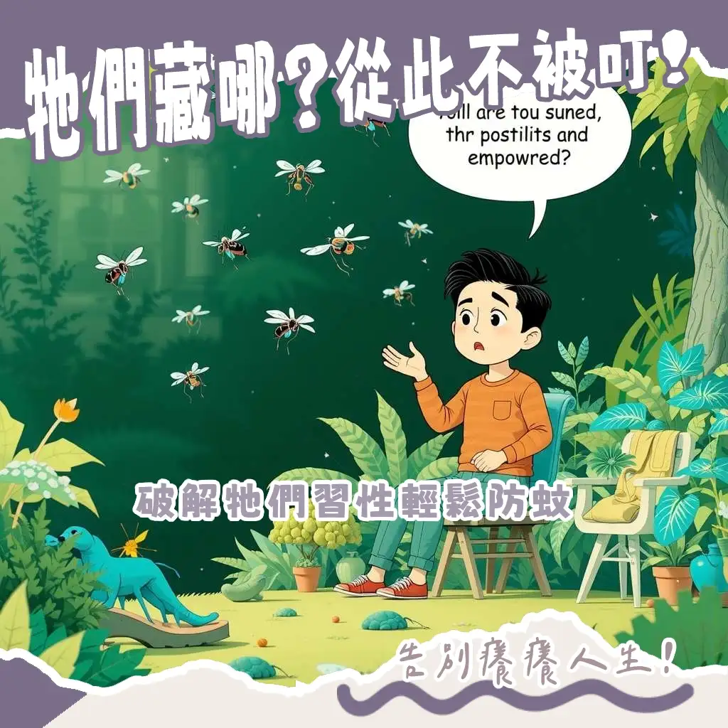 小黑蚊-躲在哪?幼蟲成蟲棲息地、環境防治與個人防護全攻略。